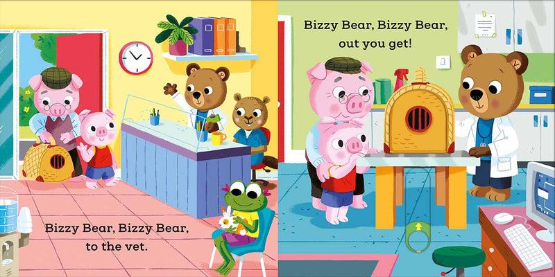 Bizzy Bear - Vet's Clinic (Board Book with QR Code Audio) - 買書書 BuyBookBook