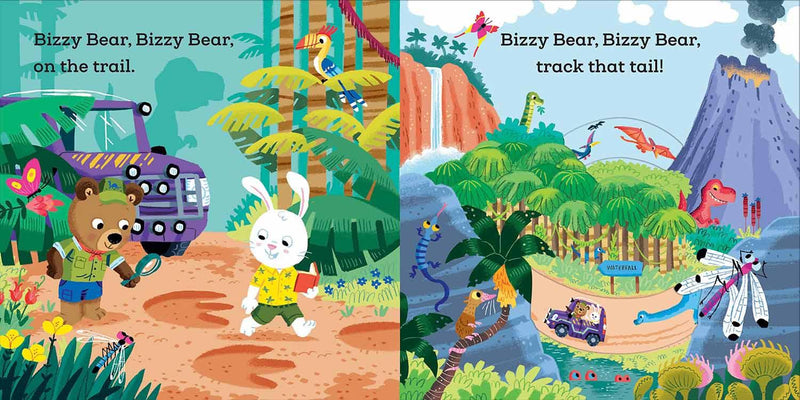 Bizzy Bear - Dinosaur Safari (Board Book with QR code Audio) Nosy Crow