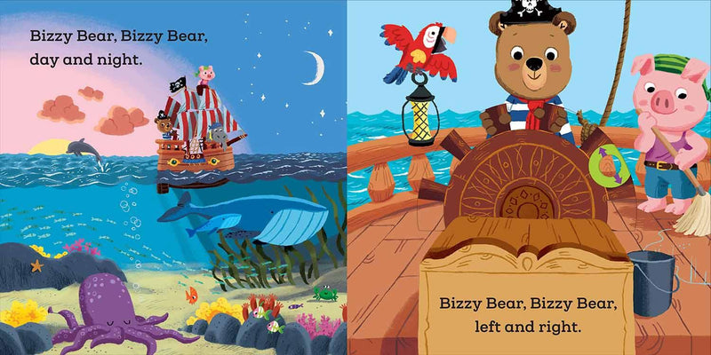 Bizzy Bear - Pirate Adventure! (Board Book with QR code Audio) Nosy Crow