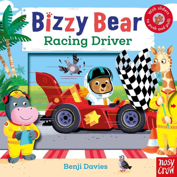 Bizzy Bear - Racing Driver (Board Book with QR Code Audio) Nosy Crow