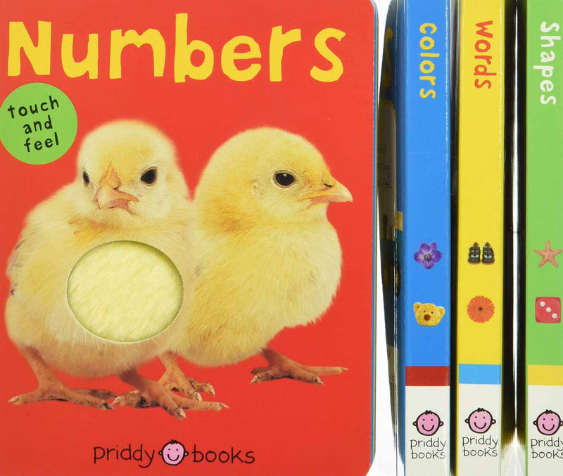 Bright Baby Touch & Feel (4 Board Book)-Nonfiction: 學前基礎 Preschool Basics-買書書 BuyBookBook