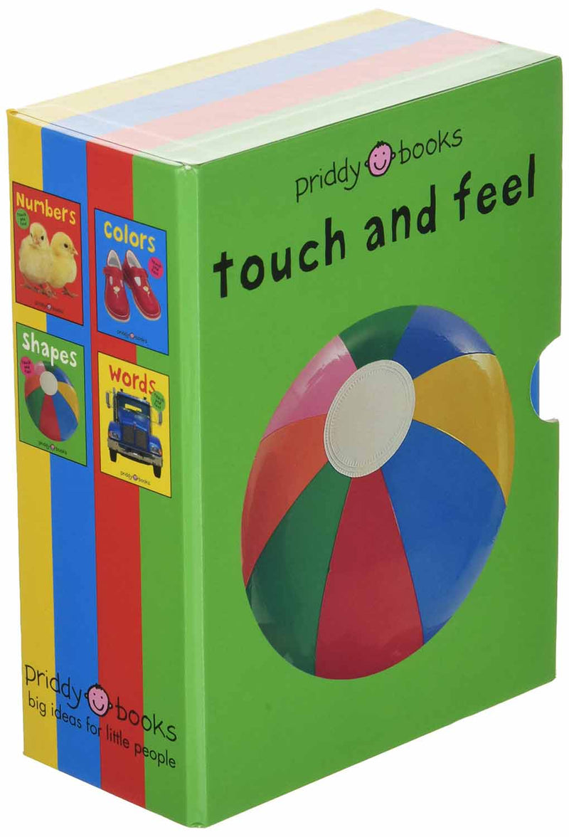 Bright Baby Touch & Feel (4 Board Book)-Nonfiction: 學前基礎 Preschool Basics-買書書 BuyBookBook