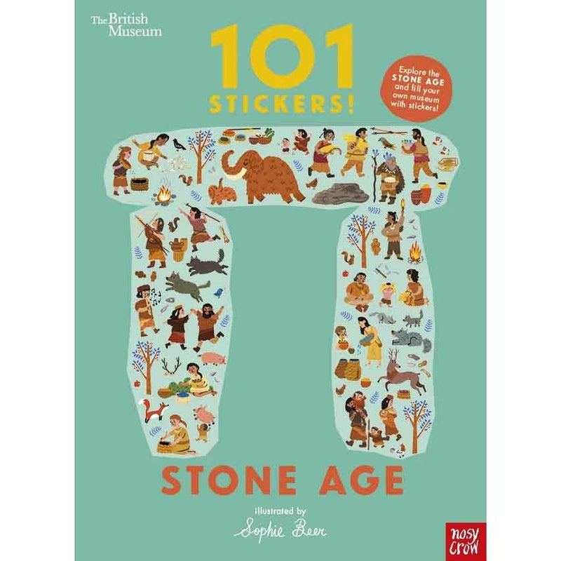 British Museum: 101 Stickers! Stone Age - 買書書 BuyBookBook