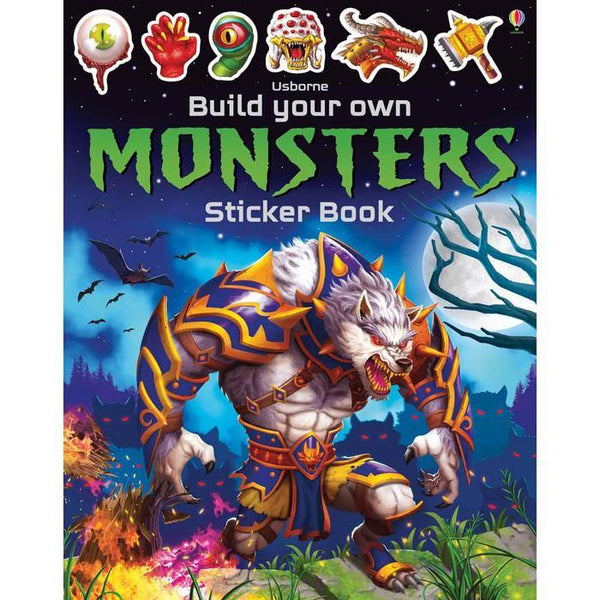 Build your own monsters sticker book Usborne