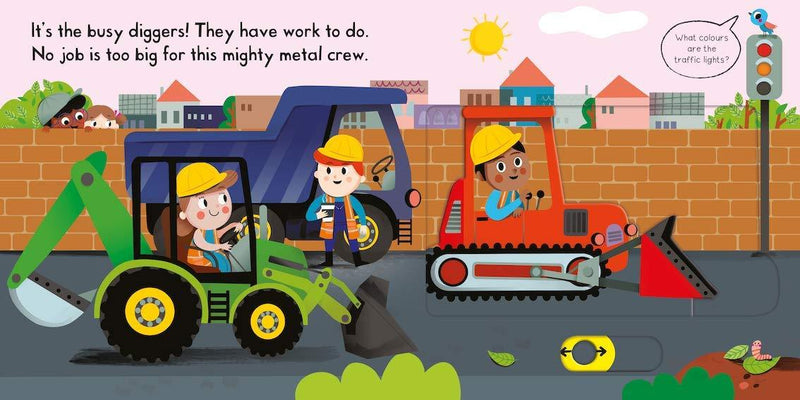 Busy Diggers (Board Book) Campbell