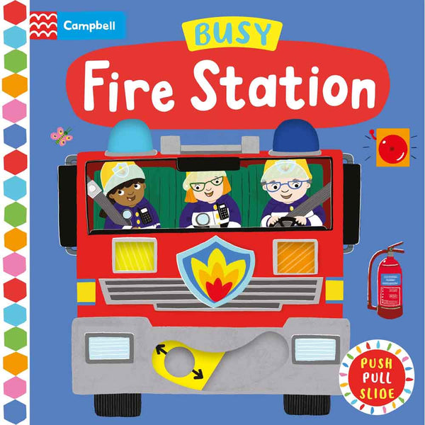 Busy Fire Station (with QR code audio) - 買書書 BuyBookBook