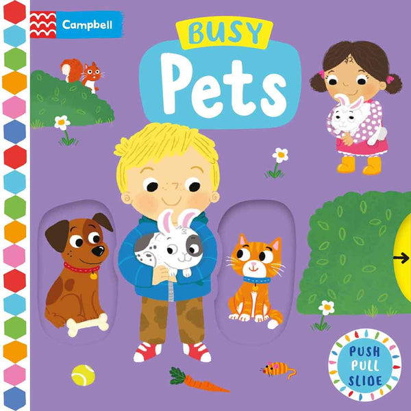 Busy Pets (with QR code audio) - 買書書 BuyBookBook