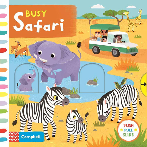 Busy Safari (Board Book) Campbell