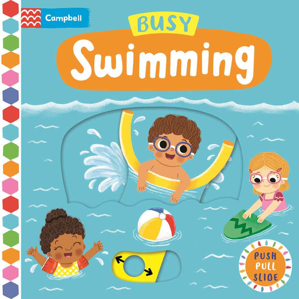 Busy Swimming (with QR code audio) - 買書書 BuyBookBook