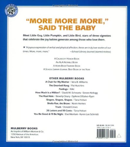 Caldecott Collection - "More More More," Said the Baby - 買書書 BuyBookBook