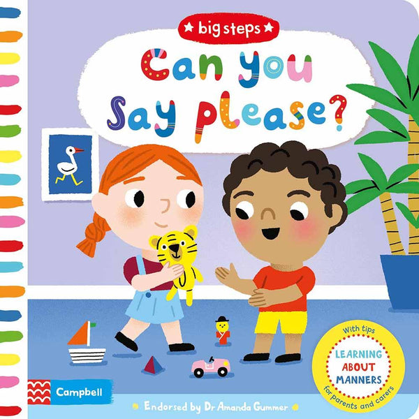 Big Steps - Can You Say Please? (Board Book) Campbell
