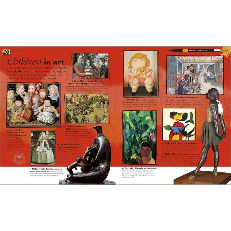 Children's Book of Art - An Intro to the World's Most Amazing Paintings and Sculptures (Hardback) DK UK