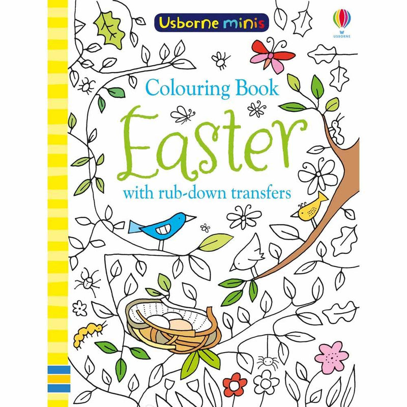 Colouring Book Easter with Rub Downs (Usborne Mini) Usborne