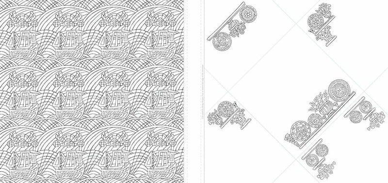 Colouring Book of Cards and Envelopes, The Fabulous Flowers and Perfect Patterns Nosy Crow