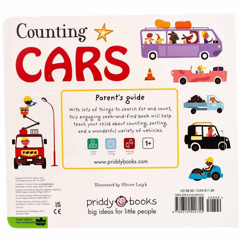 Counting Collection - Counting Cars (Board Book) Priddy