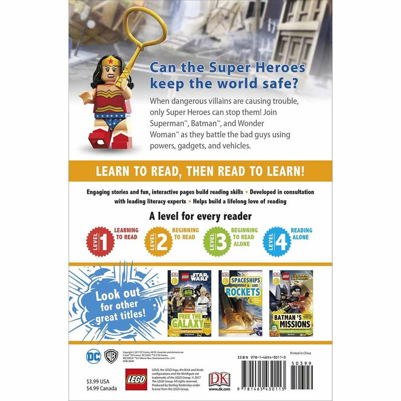 DK Readers - LEGO DC Comics Super Heroes - Amazing Battles (Level 2) (Paperback) DK US