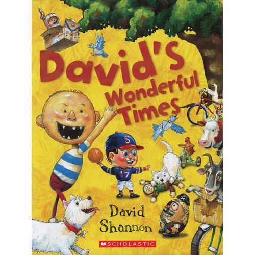 David's Wonderful Times (5 Book + 1 CD) (David Shannon) Scholastic