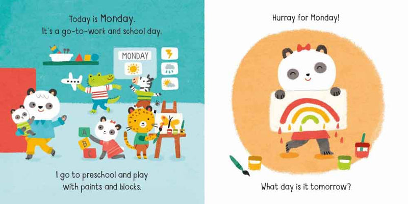 Little Board Book: Days of the week - 買書書 BuyBookBook