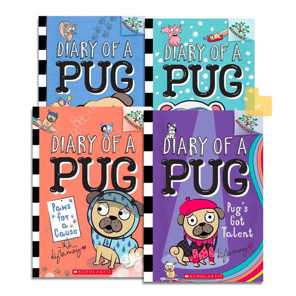 Diary of a Pug #1-4 Bundle (Branches) (4 Books) Scholastic