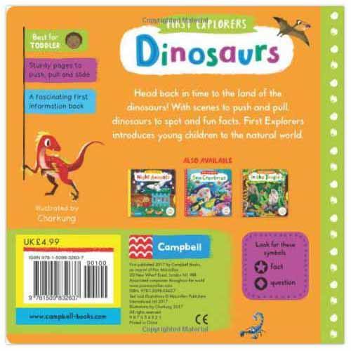 First Explorers - Dinosaurs (Board Book) Campbell