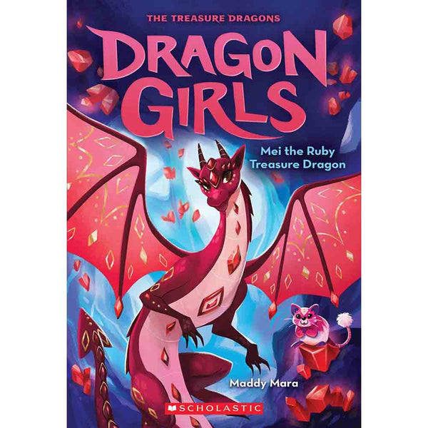 Dragon Girls #04 - Mei the Ruby Treasure Dragon (Paperback) - 買書書 BuyBookBook
