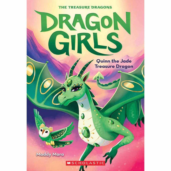 Dragon Girls #06 - Quinn the Jade Treasure Dragon (Paperback) Scholastic