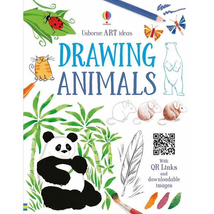 Usborne Art Ideas Drawing animals (QR Code) Usborne