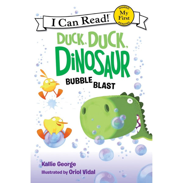 ICR: Duck, Duck, Dinosaur: Bubble Blast (I Can Read! L0 My First)-Fiction: 橋樑章節 Early Readers-買書書 BuyBookBook