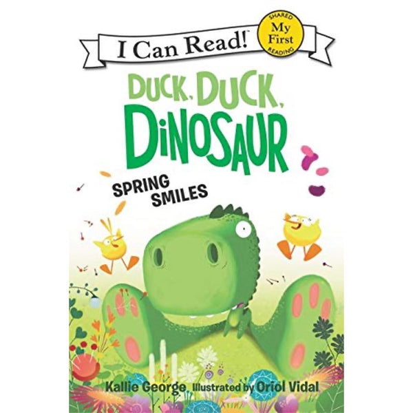 ICR: Duck, Duck, Dinosaur: Spring Smiles (I Can Read! L0 My First)-Fiction: 橋樑章節 Early Readers-買書書 BuyBookBook