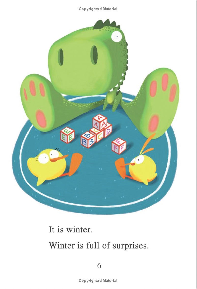 ICR: Duck, Duck, Dinosaur: Snowy Surprise (I Can Read! L0 My First)-Fiction: 橋樑章節 Early Readers-買書書 BuyBookBook