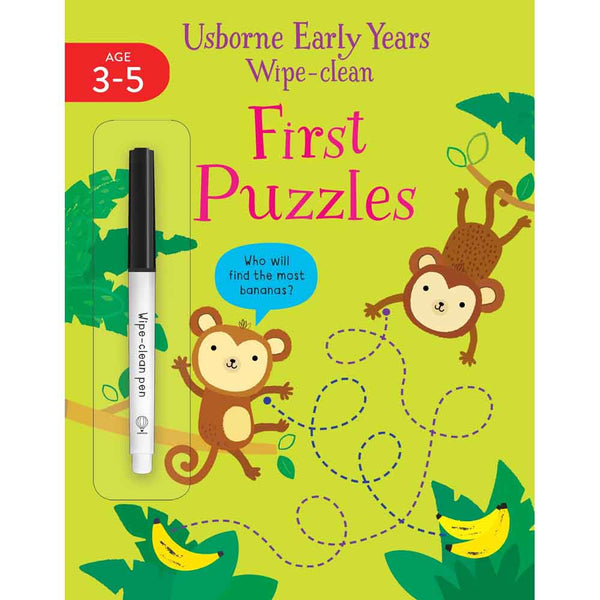 Early Years Wipe-Clean First Puzzles - 買書書 BuyBookBook