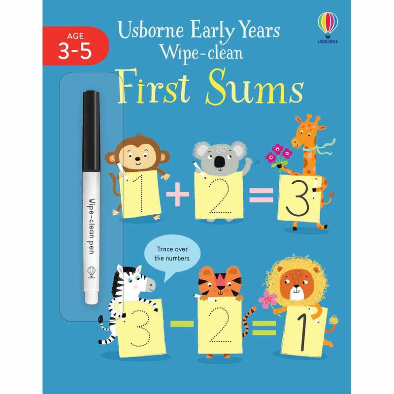 Early Years Wipe-Clean First Sums (Age 3-5) Usborne