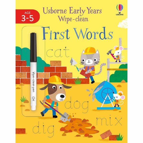 Early Years Wipe-Clean First Words (Age 3-5) Usborne