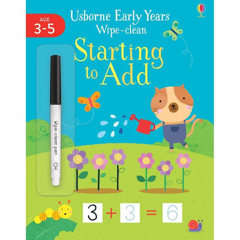 Early Years Wipe-Clean Starting to Add (Age 3-5) Usborne