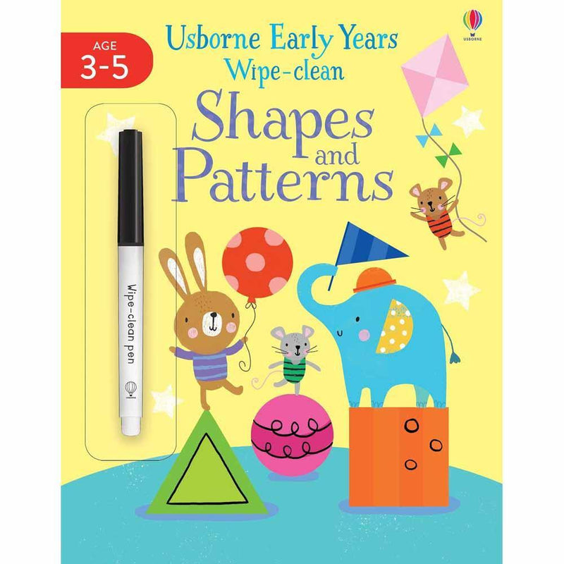 Early Years Wipe-clean Shapes & Patterns (Age 3-5) Usborne