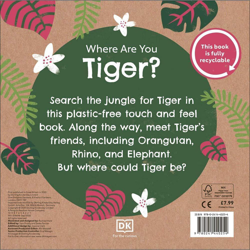 Eco Baby Where Are You Tiger? (Board book) DK UK
