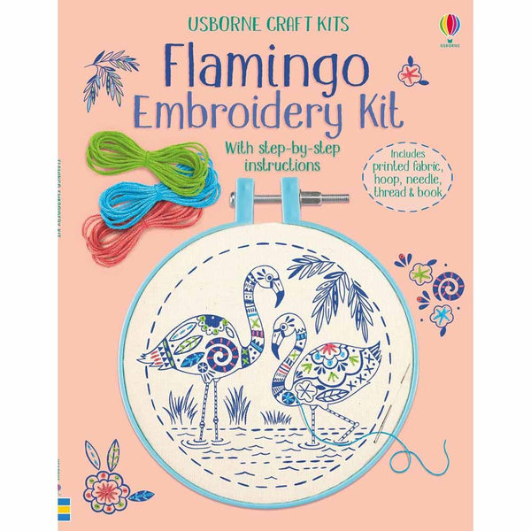 Embroidery Kit - Flamingo Usborne