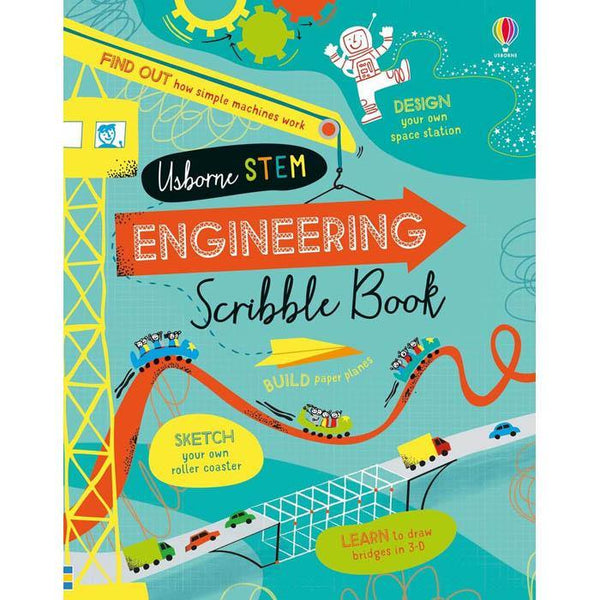 Engineering scribble book Usborne