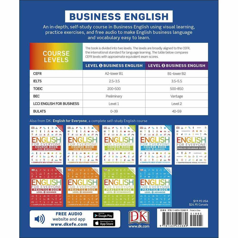 English for Everyone - Business English Practice Book  (L1 & L2)(with Audio QR Code) (Paperback) DK US