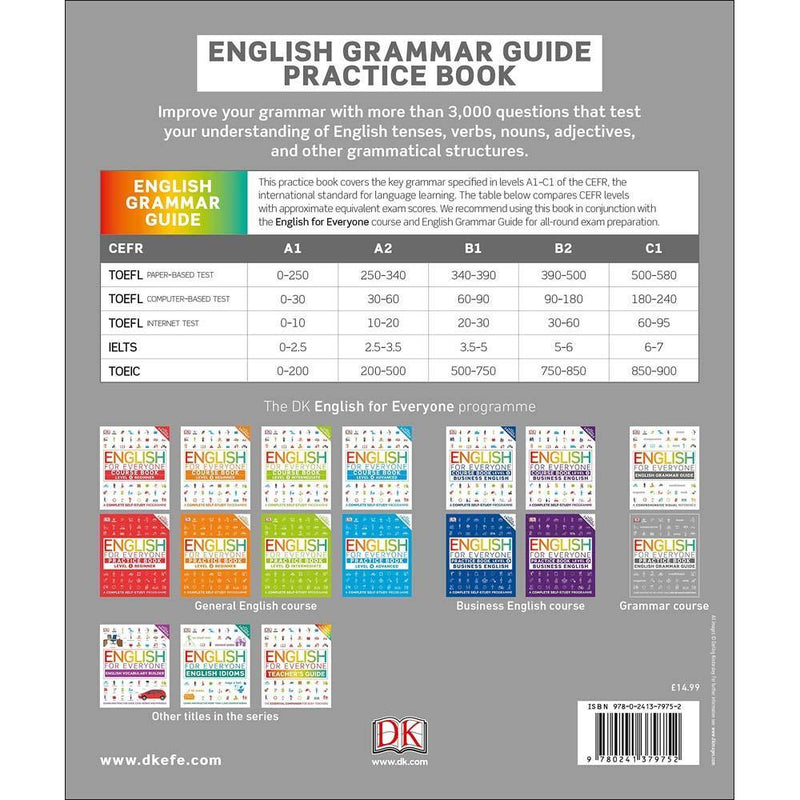 English for Everyone English Grammar Guide Practice Book (Paperback) DK UK