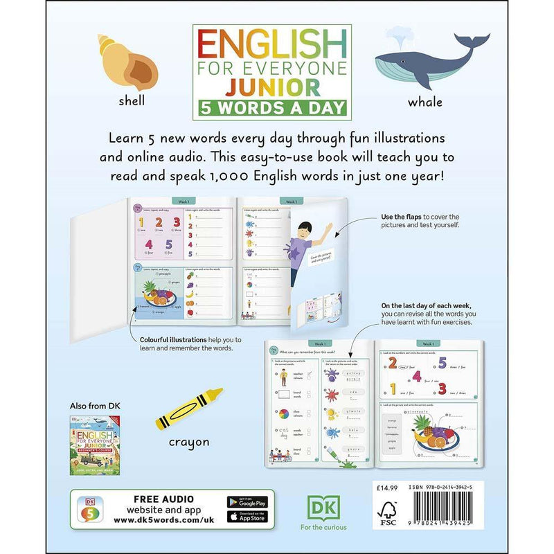 English for Everyone Junior 5 Words a Day DK UK