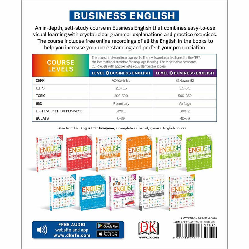 English for Everyone Slipcase Box Set (2 Books) (with Audio QR code) (Paperback) DK US