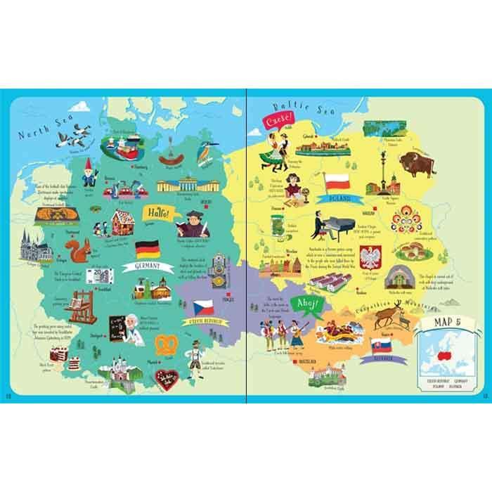 Europe Atlas (Usborne Book and Jigsaw (300pcs) Usborne