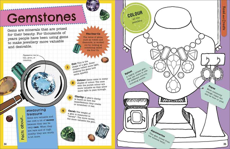 Fact-Packed Activity Book, The - Rocks and Minerals - 買書書 BuyBookBook