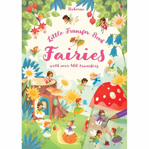 Fairies Little Transfer Book Usborne