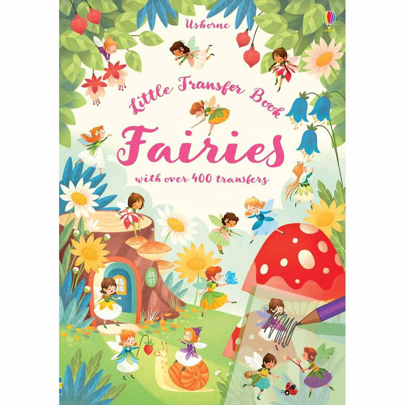 Fairies Little Transfer Book Usborne