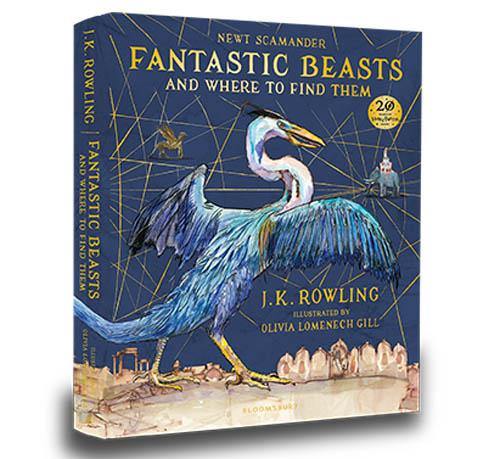 Fantastic Beasts and Where to Find Them Illustrated Edition (Hardback) (Harry Potter) (J.K. Rowling) Bloomsbury
