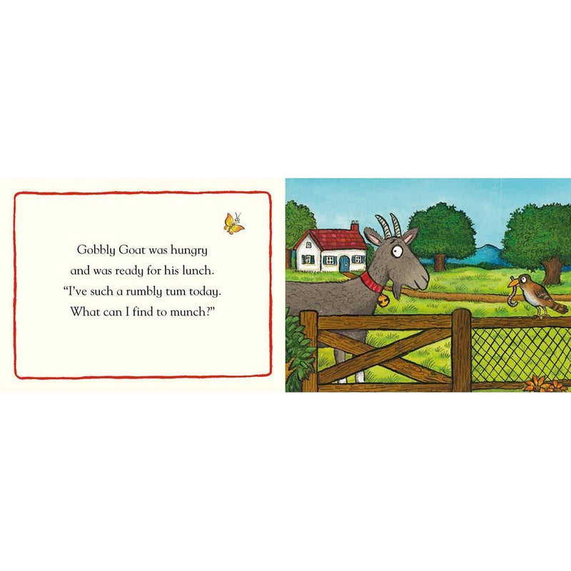 Farmyard Friends: Gobbly Goat (Board Book) (Axel Scheffler) Nosy Crow