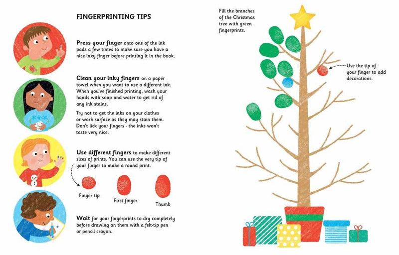 Fingerprint Activities Christmas Usborne