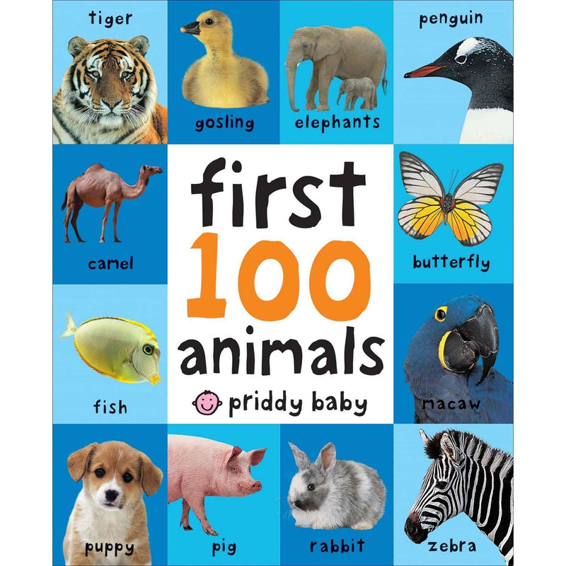 First 100 - Animals (Padded) (Board Book) Priddy